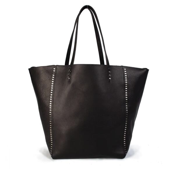 Calleen Cordero Dannie Tote Black Buffalino w/ Nickel - Picture 1 of 8